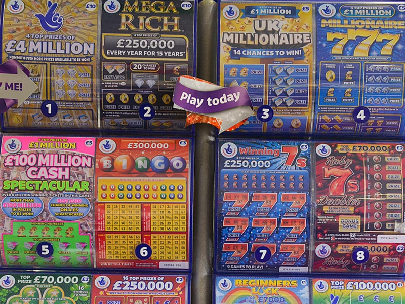 Kraskaarten in online casino's