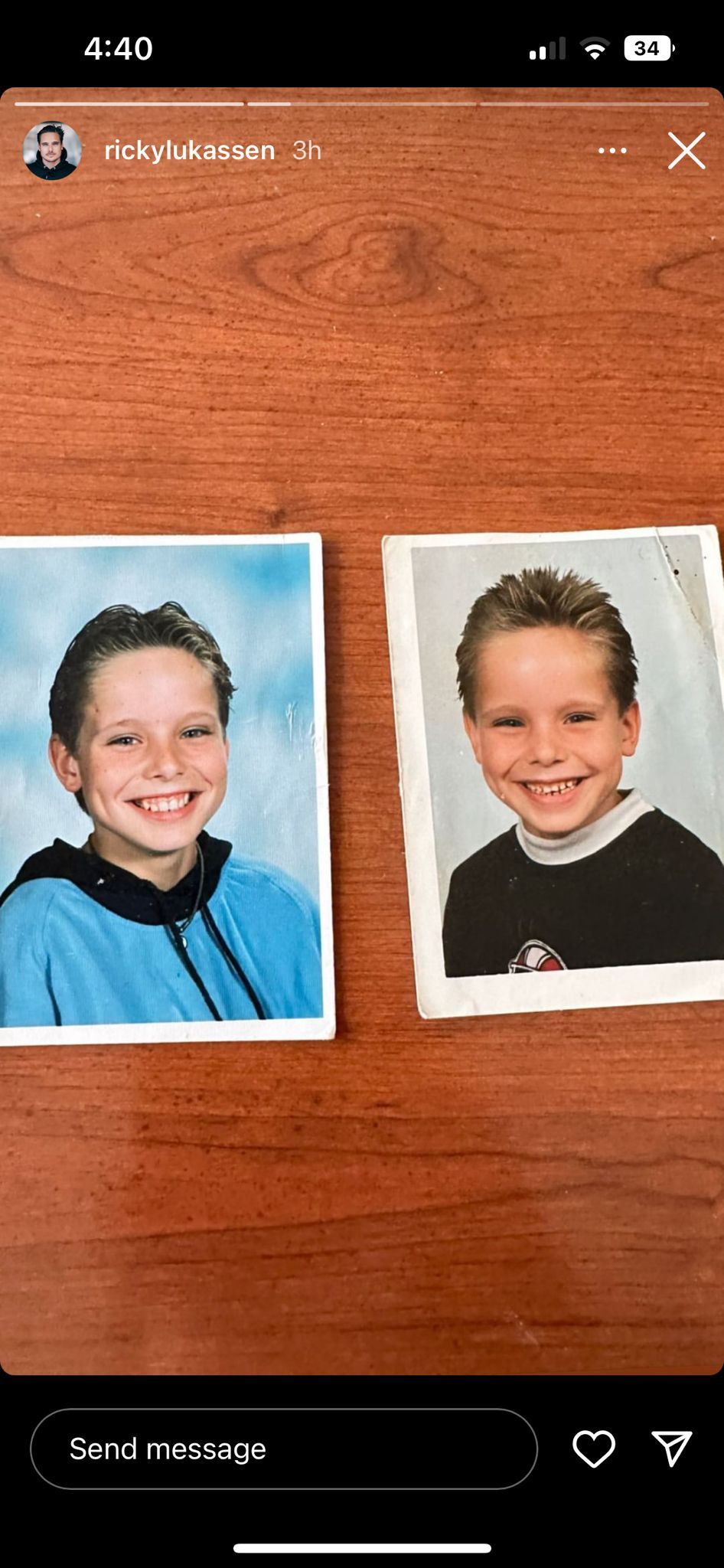 Zo zag Ricky uit Temptation Island er vroeger uit